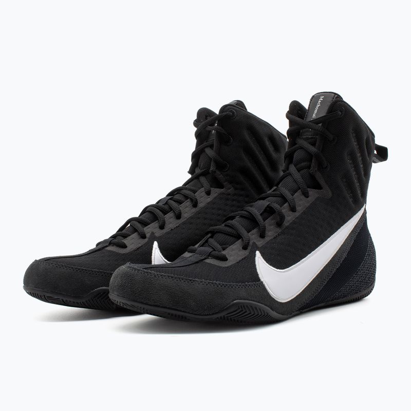 Scarpe da boxe Nike Machomai 3 bianco/nero 3