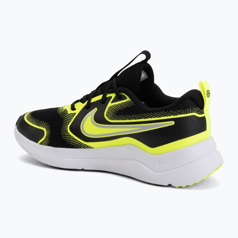 Scarpe per bambini Nike Cosmic Runner black/volt/wolf grey 3
