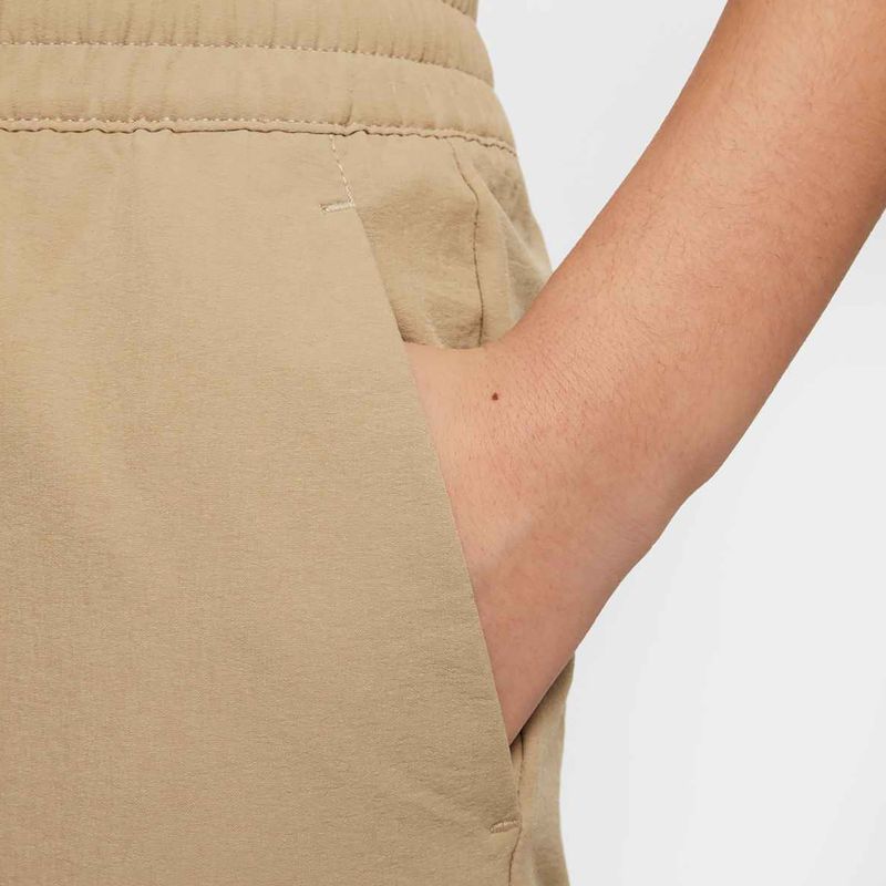 Pantaloni Nike Sportswear City Utility da bambino beige paracadute/nero 4