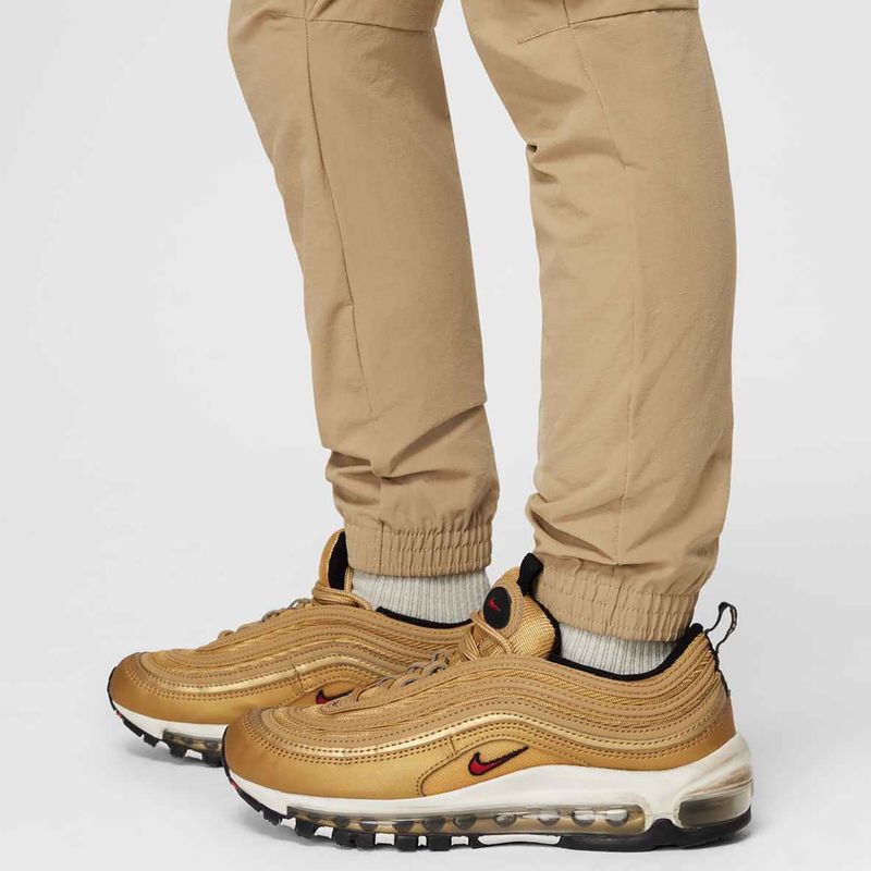 Pantaloni Nike Sportswear City Utility da bambino beige paracadute/nero 8