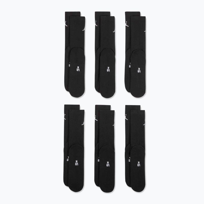 Calze  Jordan Everyday Cushioned Crew 6 pairs black/white 2