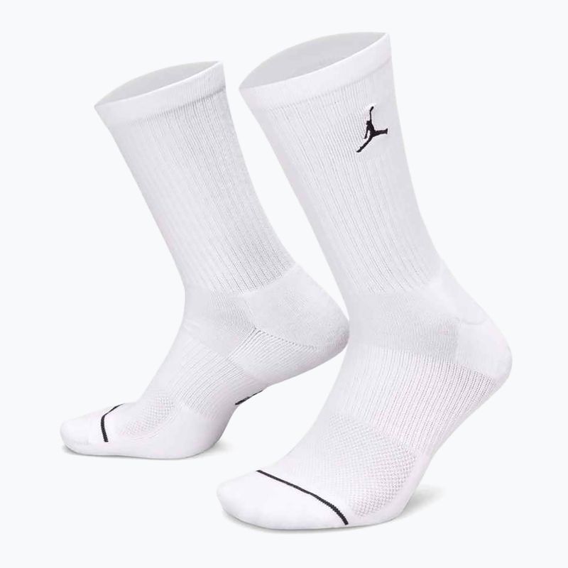 Calze  Jordan Everyday Cushioned Crew 6 pairs white/black 3