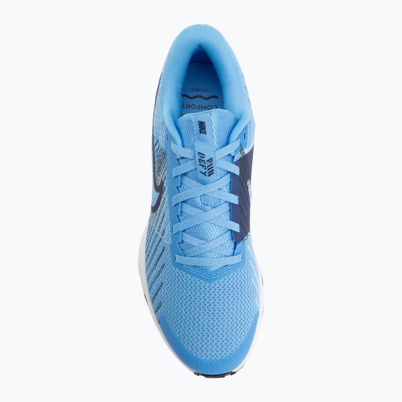 Scarpe da corsa uomo Nike Run Defy University Blue/White/Black/Blue Void 5