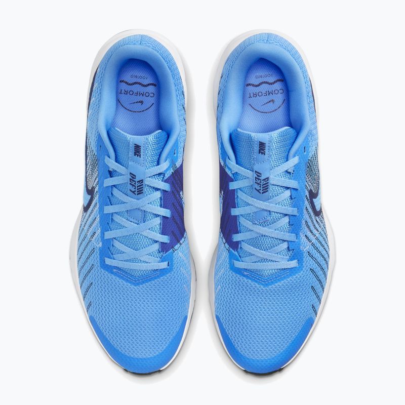 Scarpe da corsa uomo Nike Run Defy University Blue/White/Black/Blue Void 5