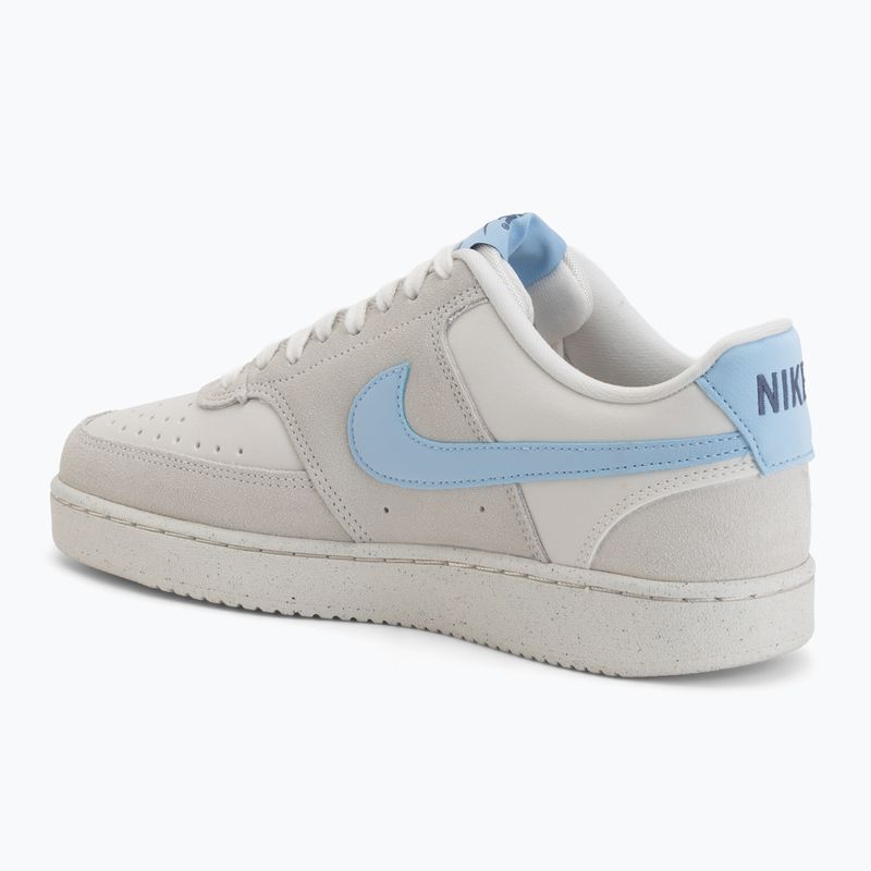 Scarpe Nike Court Vision Low donna phantom/light bone/psychic blue 3