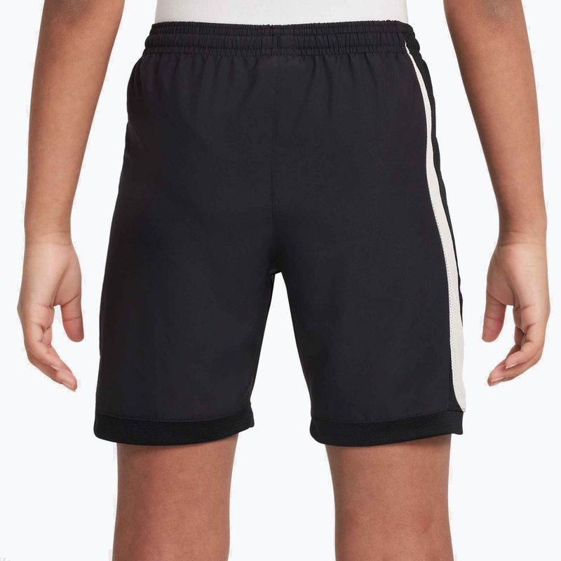 Pantaloncini da calcio junior Nike Academy Dri-Fit Jr black/black/pale ivory/ pale ivory 2