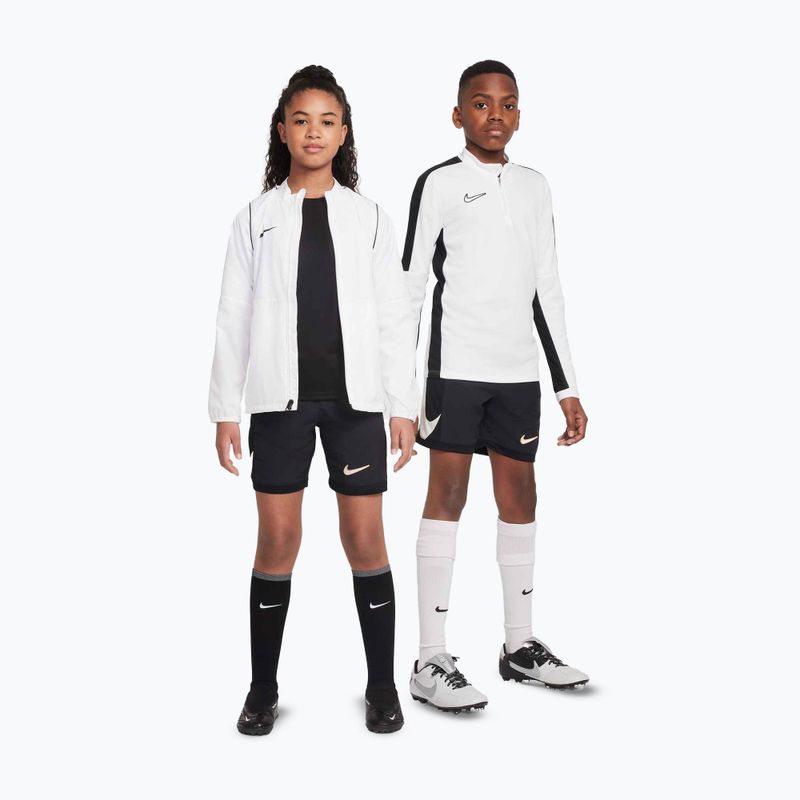 Pantaloncini da calcio junior Nike Academy Dri-Fit Jr black/black/pale ivory/ pale ivory 8