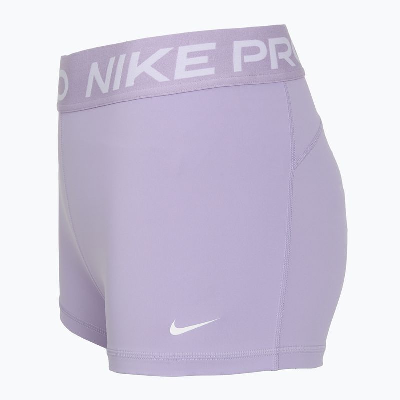 Pantaloncini da donna Nike Pro 365 3" lilac ice/white 3