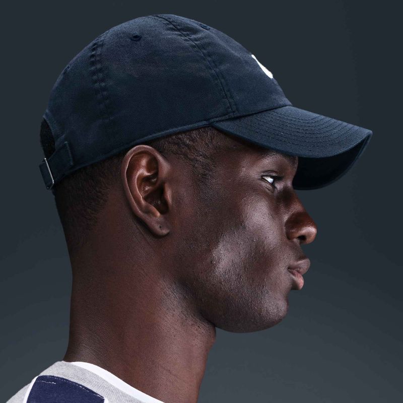 Cappello da baseball Nike Club Unstructured Futura Wash ossidiana/bianco 2