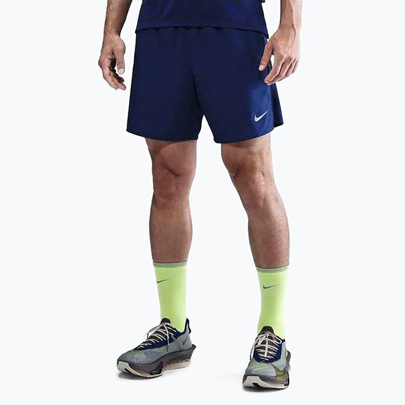 Pantaloncini da uomo Nike Challenger Dri-Fit Breathe 7" blue void