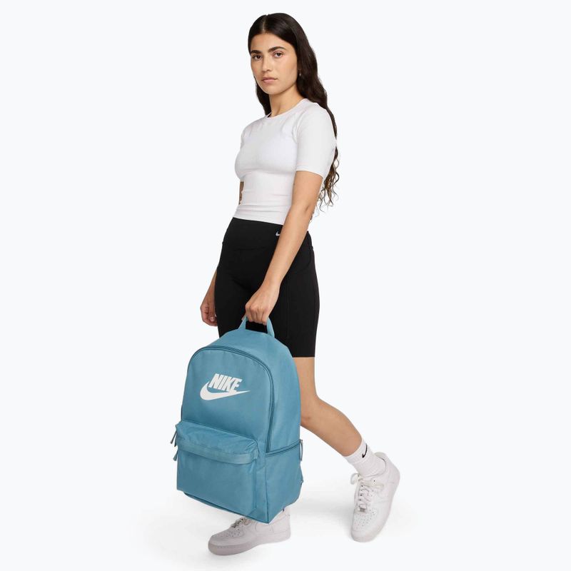 Zaino Nike Heritage 25 l blu fumé/bianco fumante 8