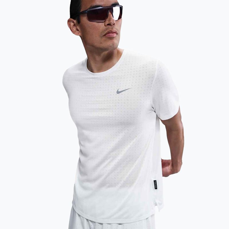 Maglietta da corsa Nike Miler Breathe summit bianca da uomo