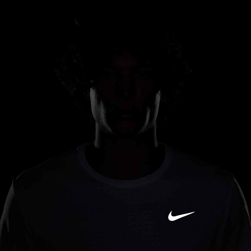 Maglietta da corsa Nike Miler Breathe summit bianca da uomo 6