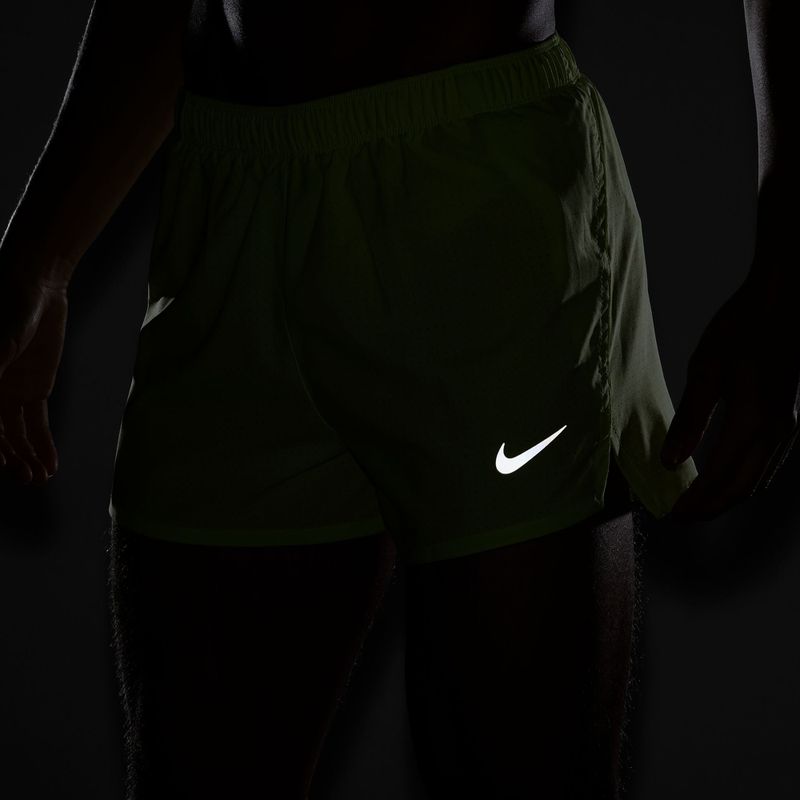 Pantaloncini da corsa da uomo Nike Fast Dri-Fit Brief Lined 3" light lemon twist/black 7