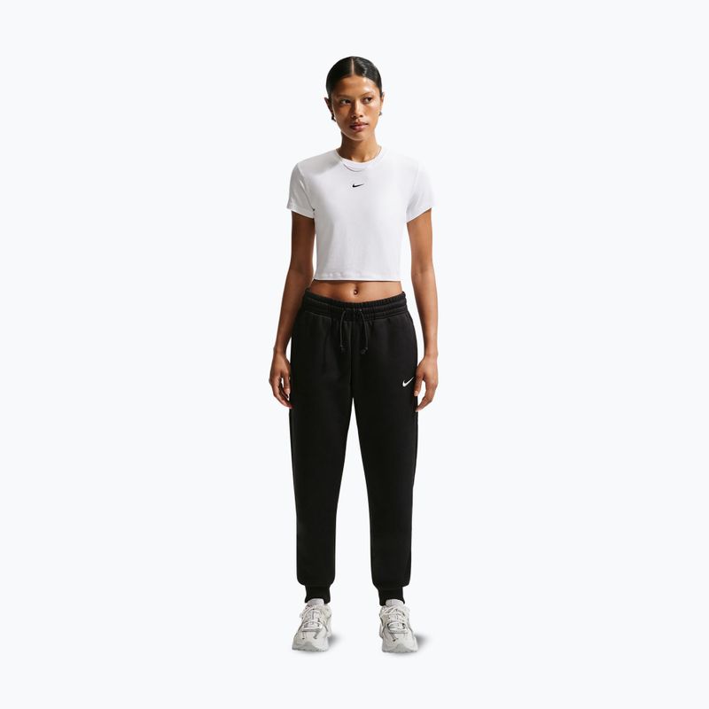 Maglietta da donna Nike Sportswear Chill Knit white/black 2