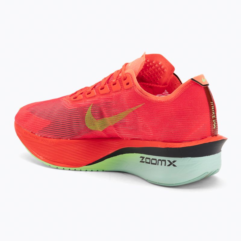 Nike Vaporfly 4 donne scarpe da corsa brillante cremisi / lime blast / menta schiuma 3
