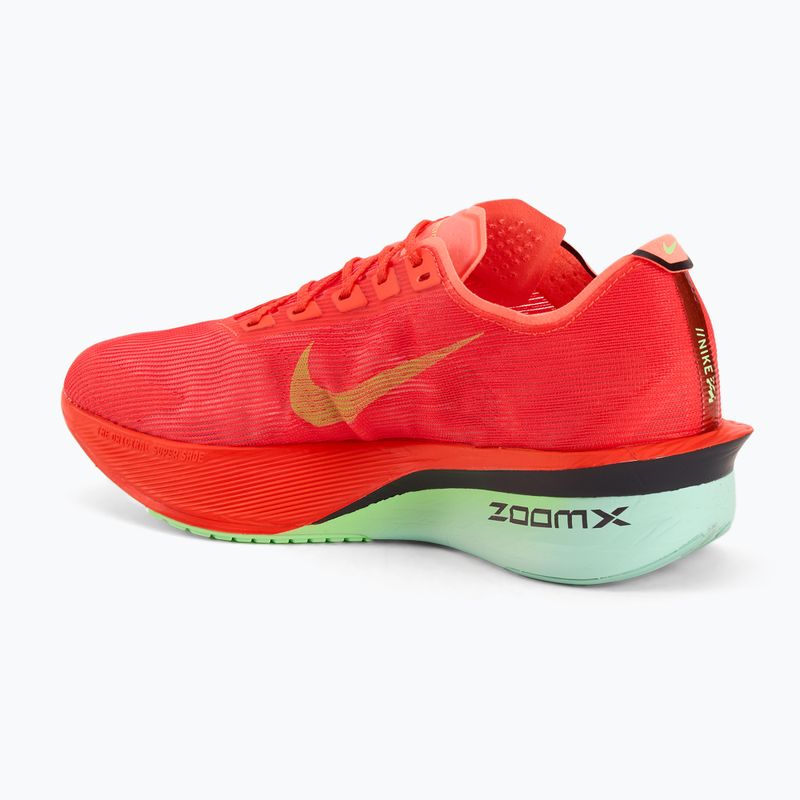 Scarpe da corsa da uomo Nike Vaporfly 4 brillante cremisi / lime blast / mint foam 3