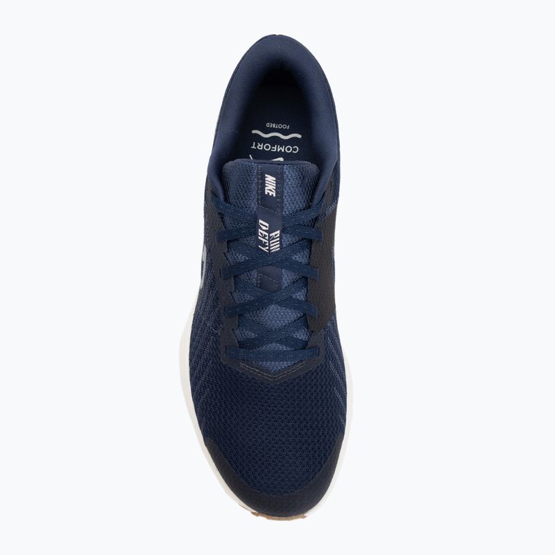 Uomo Nike Run Defy scarpe da corsa mezzanotte marina / mezzanotte marina / blu tuono 5