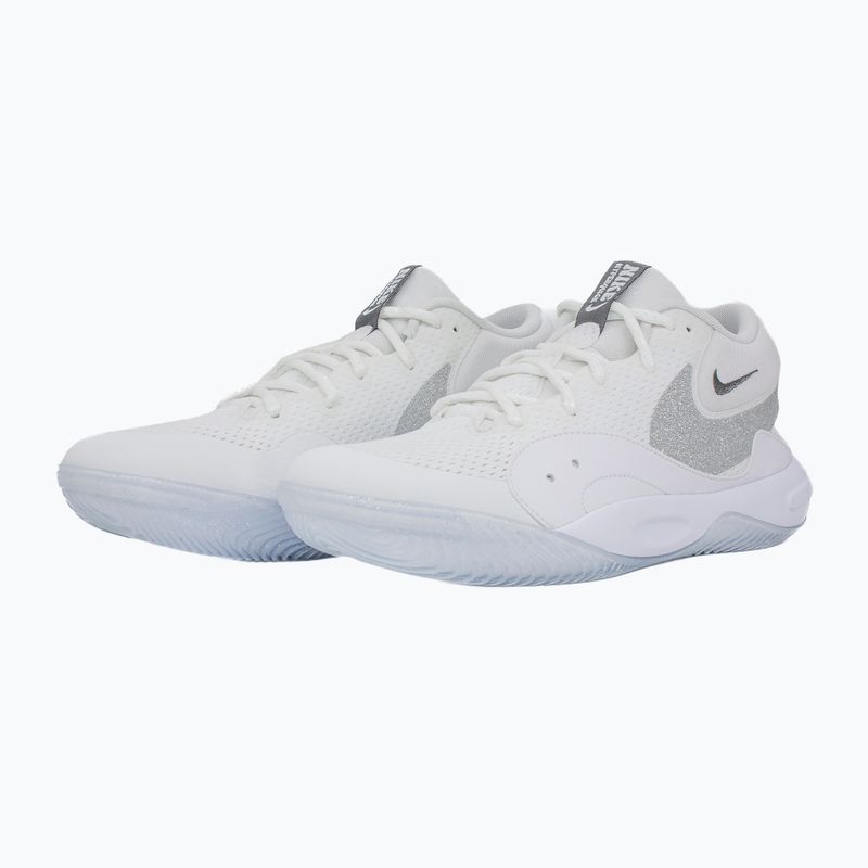 Scarpe da pallavolo donna Nike Hyperquick Court Flight SE smmit bianco/argento metallico/platino puro 10