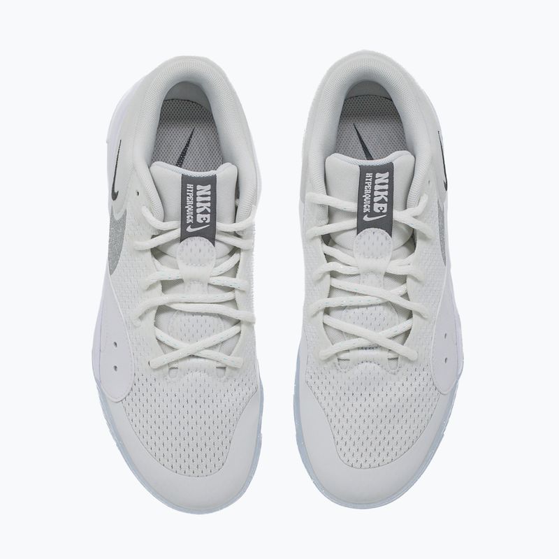 Scarpe da pallavolo donna Nike Hyperquick Court Flight SE smmit bianco/argento metallico/platino puro 12