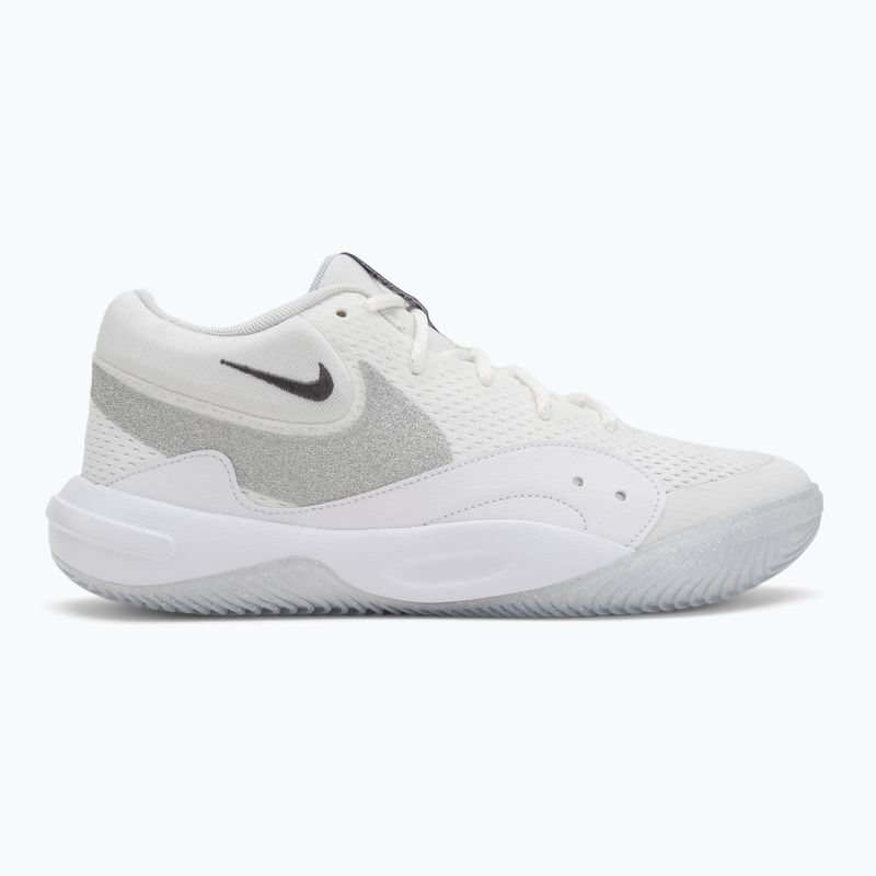Scarpe da pallavolo donna Nike Hyperquick Court Flight SE smmit bianco/argento metallico/platino puro 2