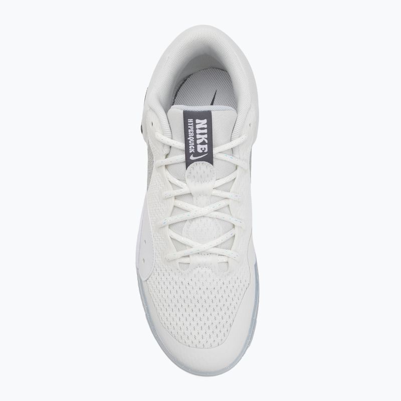 Scarpe da pallavolo donna Nike Hyperquick Court Flight SE smmit bianco/argento metallico/platino puro 5