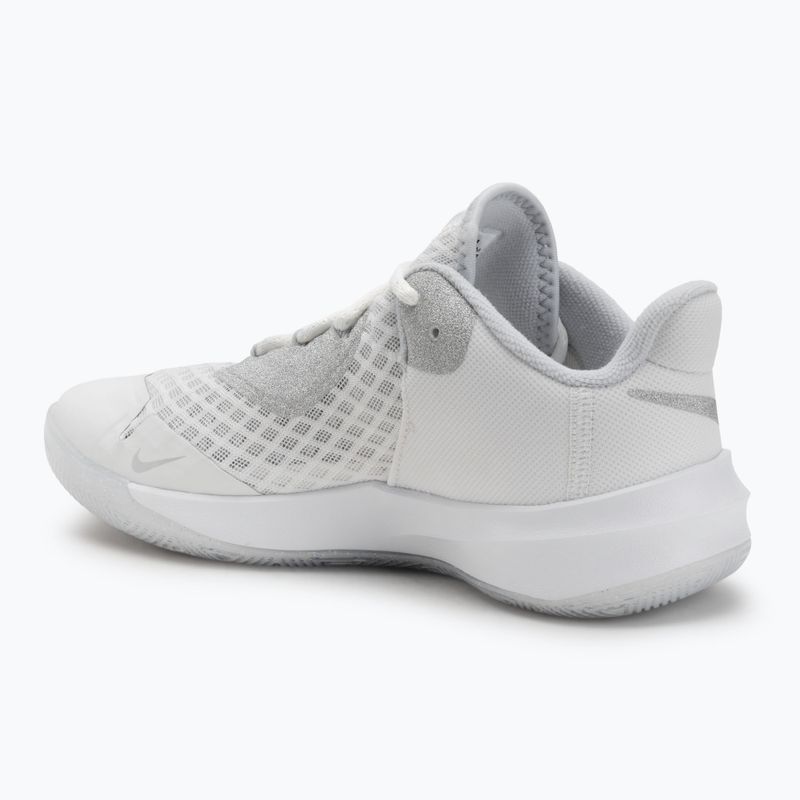 Nike Zoom Hyperspeed Court SE scarpe smmit bianco / argento metallico / platino puro 3