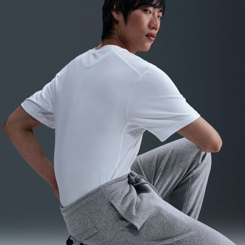 Pantaloni uomo Nike Club Jogger dark grey heather/light smoke grey/white 5