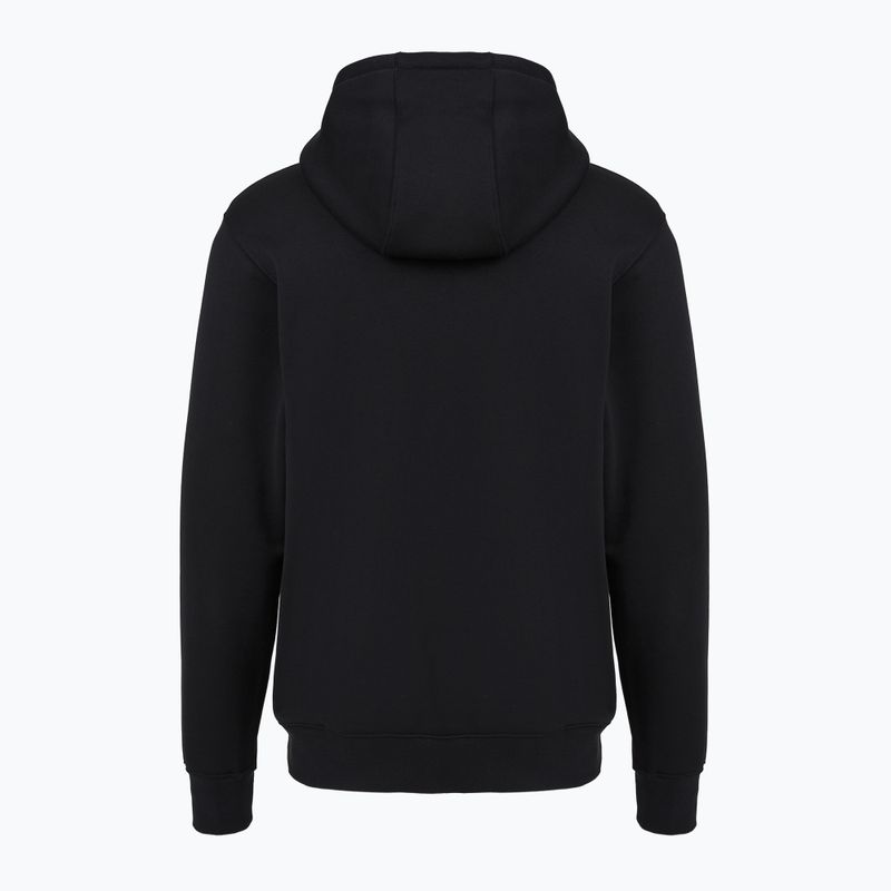 Felpa uomo Nike Club Pullover Hoodie black/black/white 7