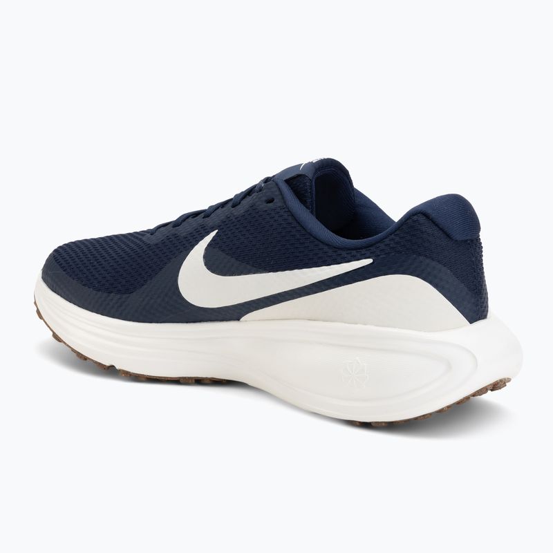Buty do biegania męskie Nike Revolution 8 midnight navy/gum med brown/sail 3