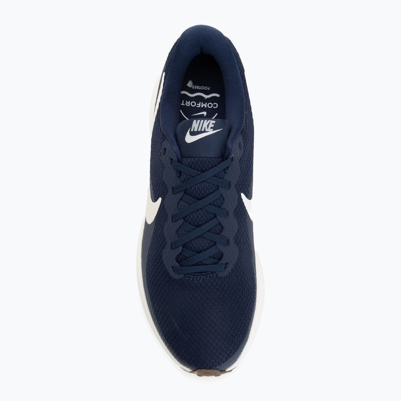 Buty do biegania męskie Nike Revolution 8 midnight navy/gum med brown/sail 5