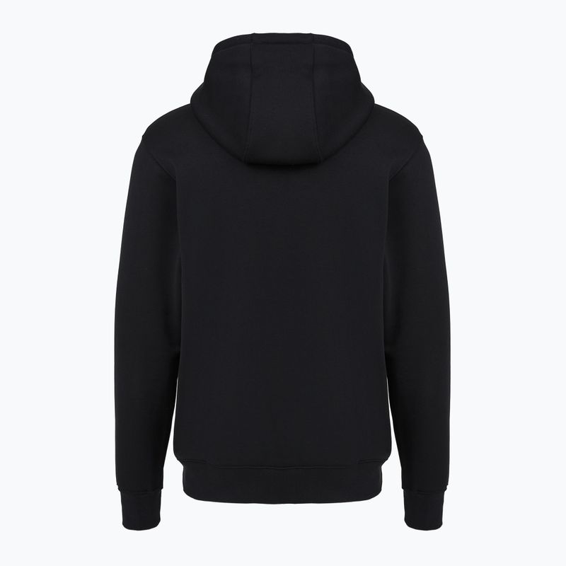 Felpa uomo Nike Club Pullover Hoodie black/black/white 7
