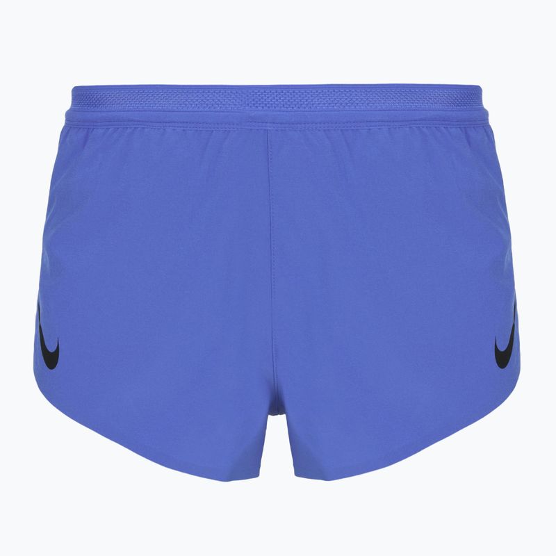 Pantaloncini da corsa Nike AeroSwift Dri-Fit ADV da uomo blu cometa/nero 7