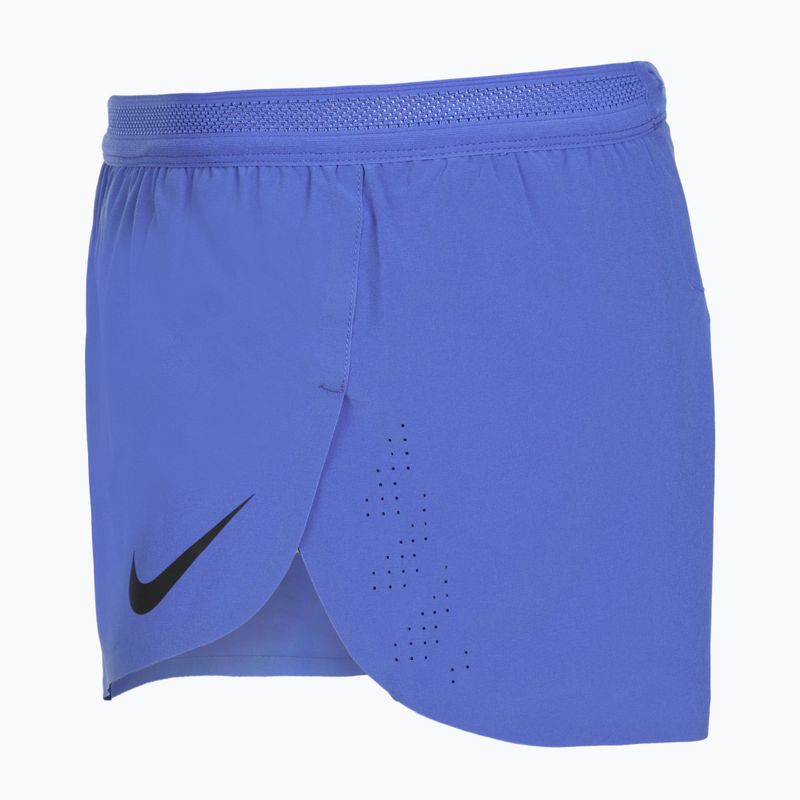Pantaloncini da corsa Nike AeroSwift Dri-Fit ADV da uomo blu cometa/nero 9
