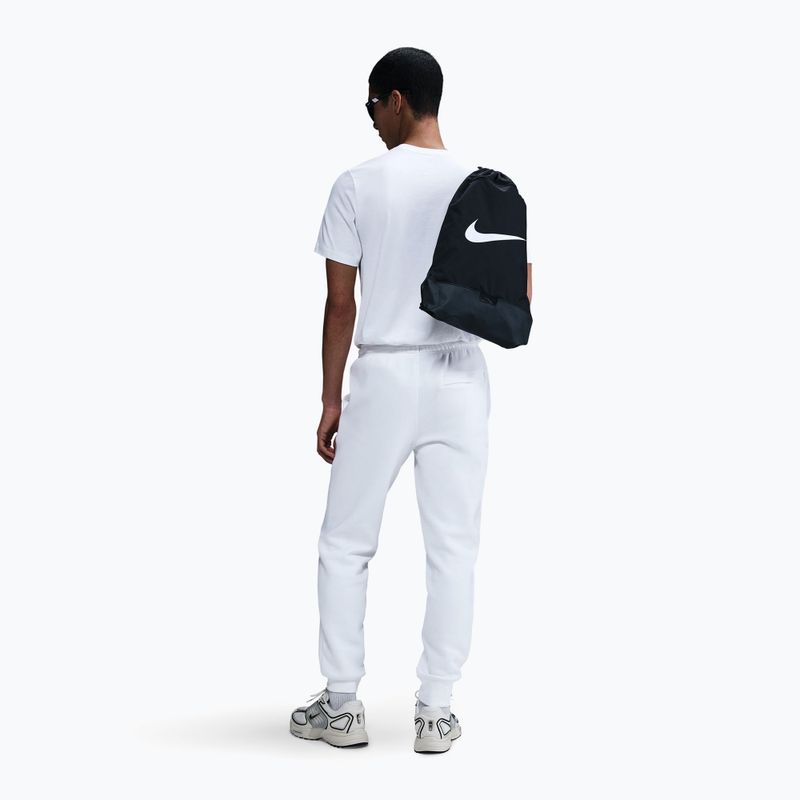 Pantaloni da uomo Nike Club Jogger white/white/black 3