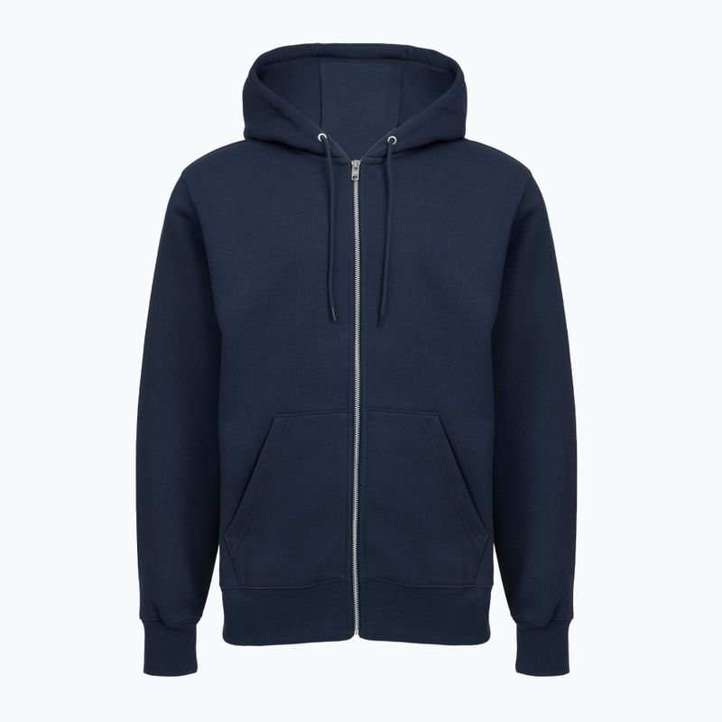 Felpa con cappuccio Nike Club Full Zip Uomo ossidiana/ossidiana/bianca 6