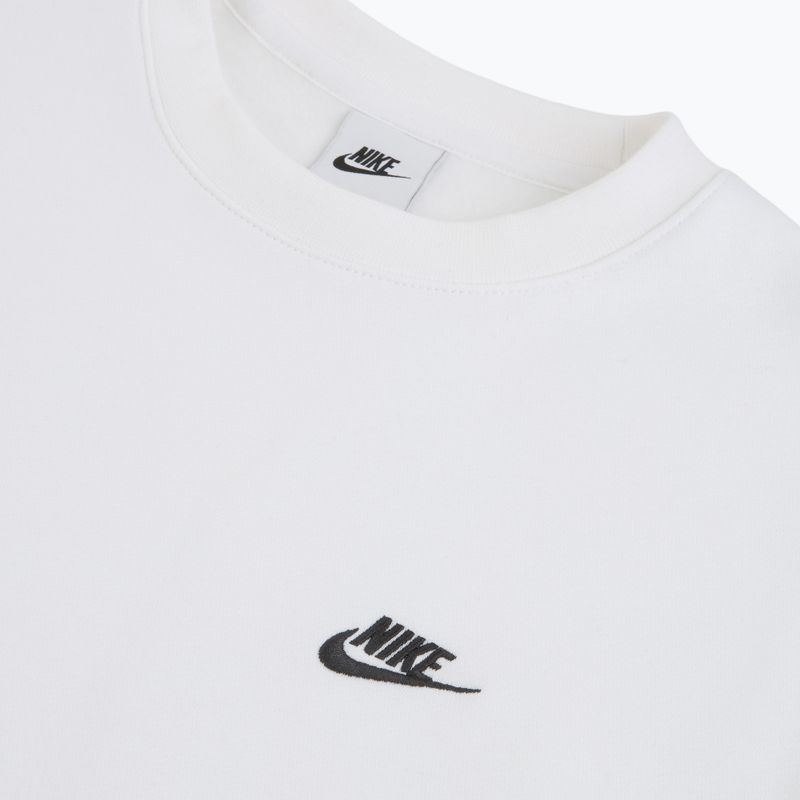 Felpa da uomo Nike Club Fleece Crew white/black 9