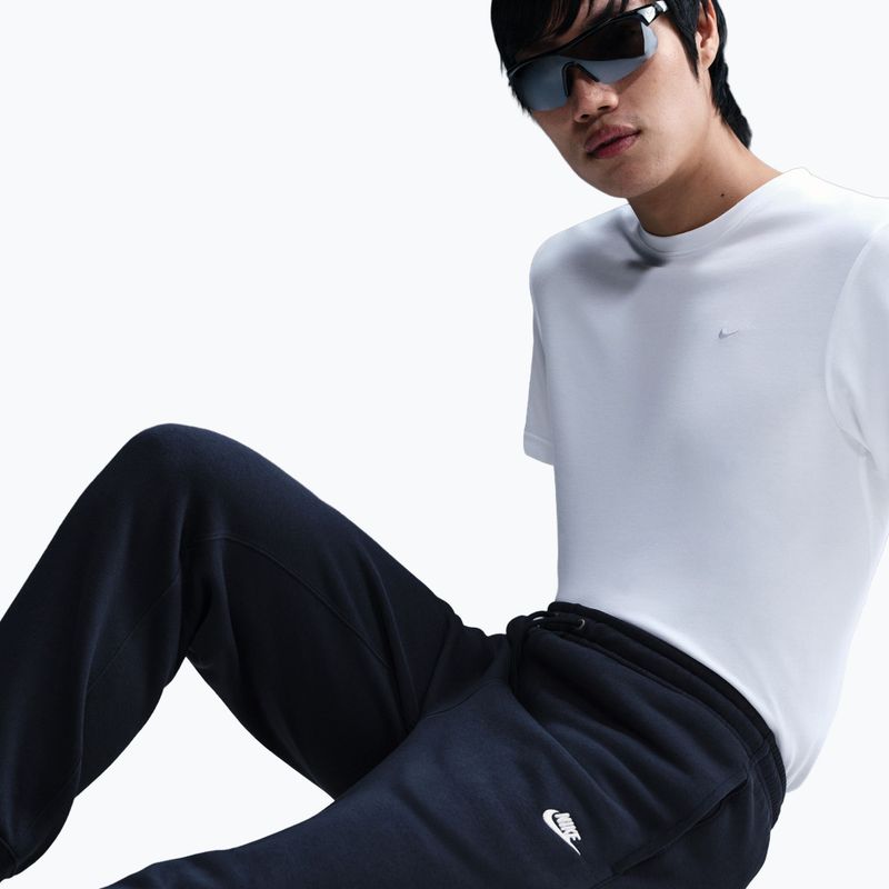 Pantaloni da uomo Nike Club Jogger obsidian/obsidian/white 4