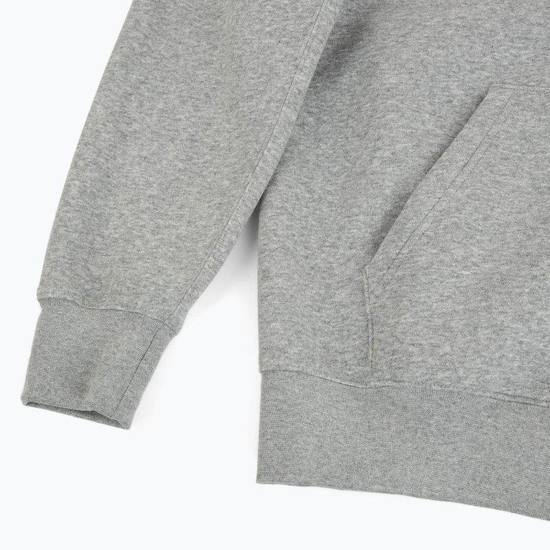 Felpa uomo Nike Club Full Zip Hoodie dark grey heather/light smoke grey/white 9