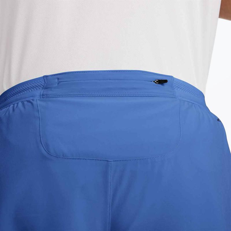 Pantaloncini da corsa Nike AeroSwift Dri-Fit ADV da uomo blu cometa/nero 4