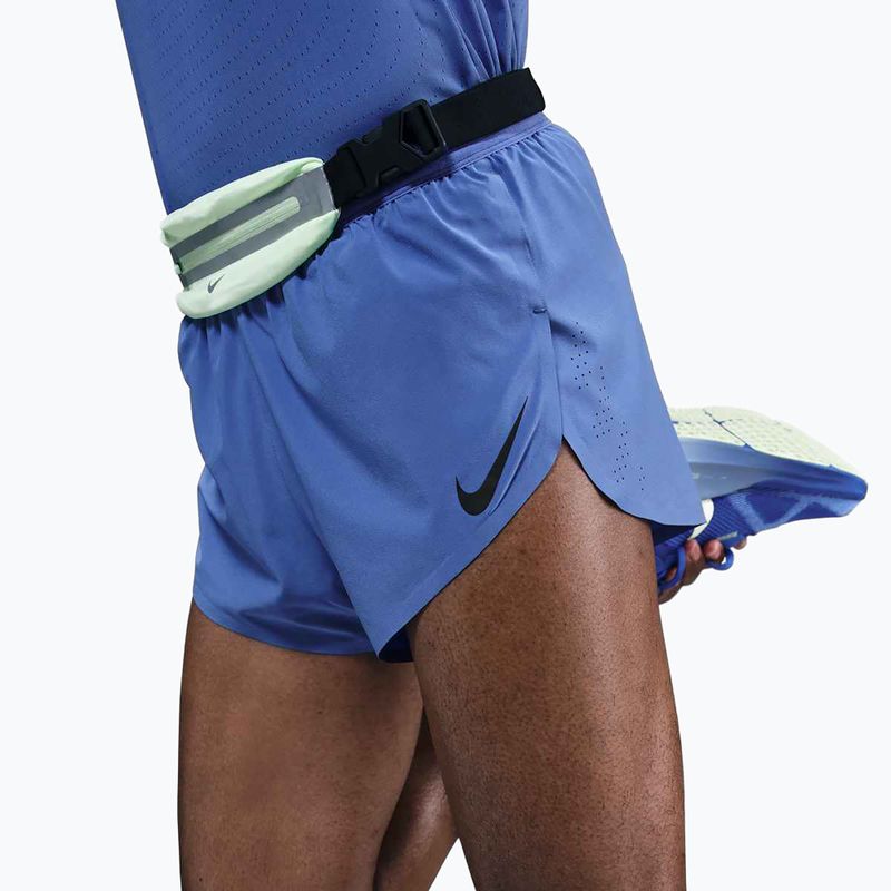 Pantaloncini da corsa Nike AeroSwift Dri-Fit ADV da uomo blu cometa/nero 5