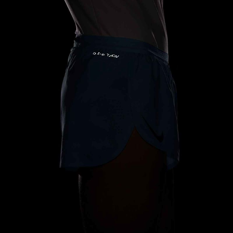 Pantaloncini da corsa Nike AeroSwift Dri-Fit ADV da uomo blu cometa/nero 6