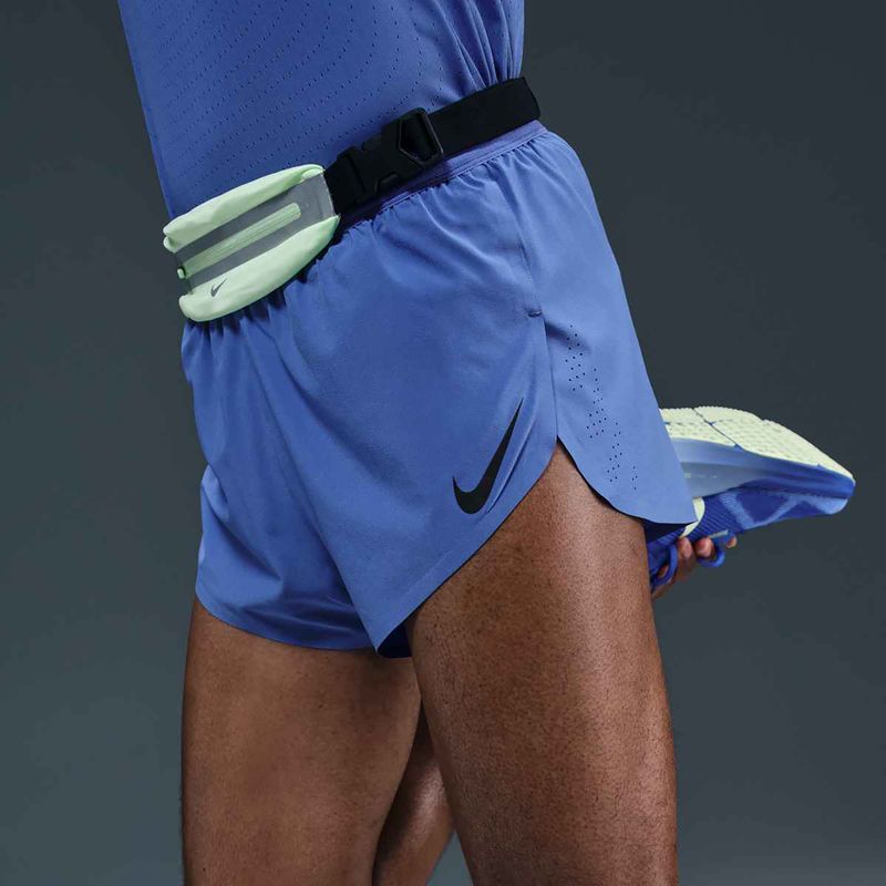 Pantaloncini da corsa Nike AeroSwift Dri-Fit ADV da uomo blu cometa/nero 9
