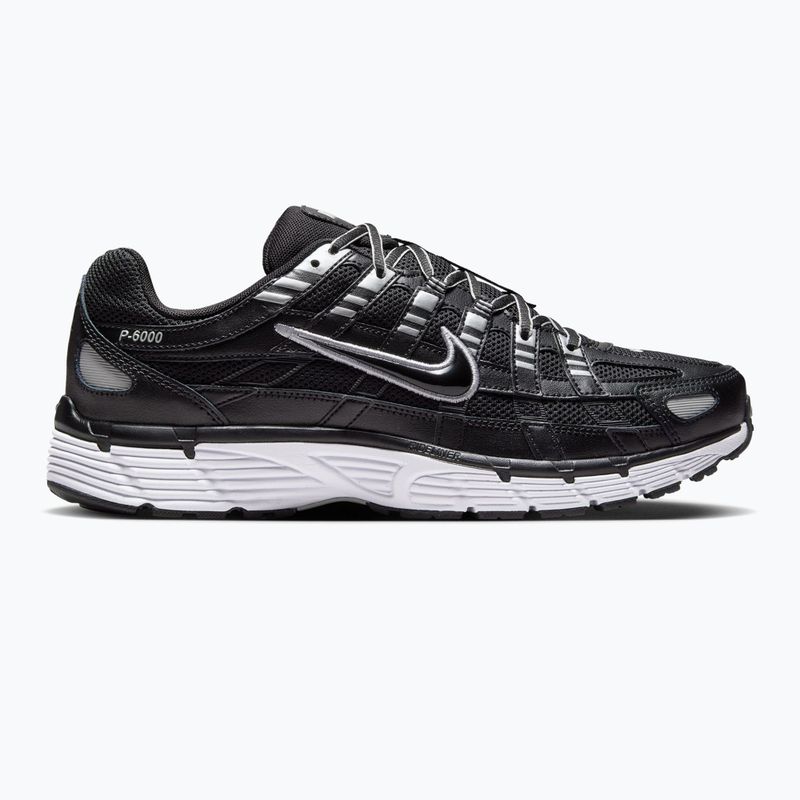 Scarpe da uomo Nike P-6000 black/white/metallic silver/black