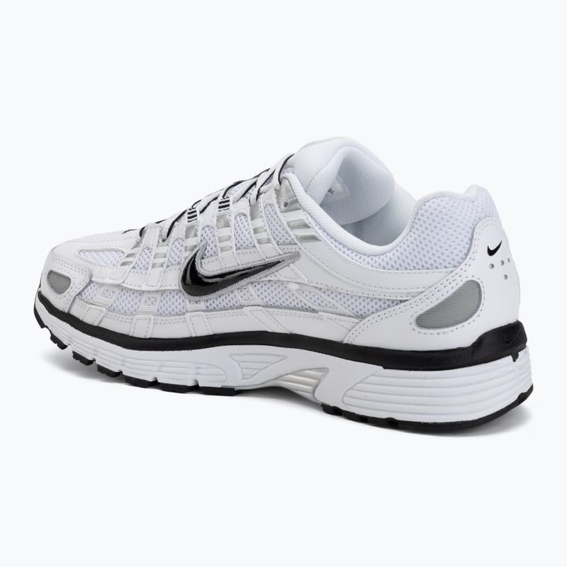 Scarpe da uomo Nike P-6000 white/metallic silver/black/black 3
