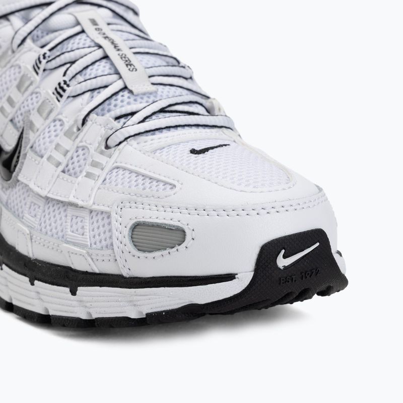 Scarpe da uomo Nike P-6000 white/metallic silver/black/black 7
