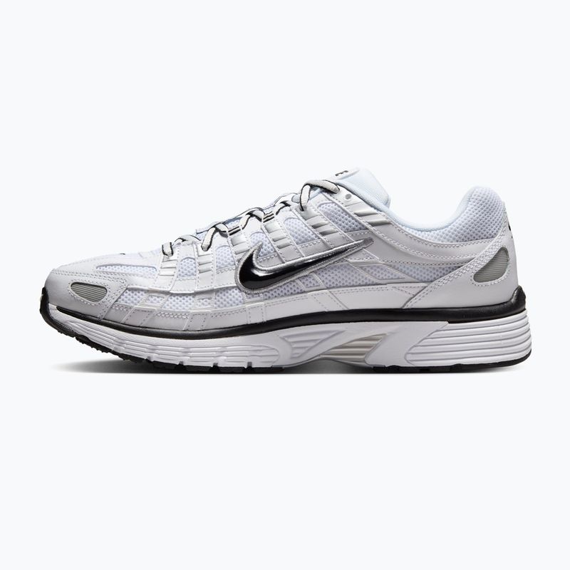 Scarpe da uomo Nike P-6000 white/metallic silver/black/black 2