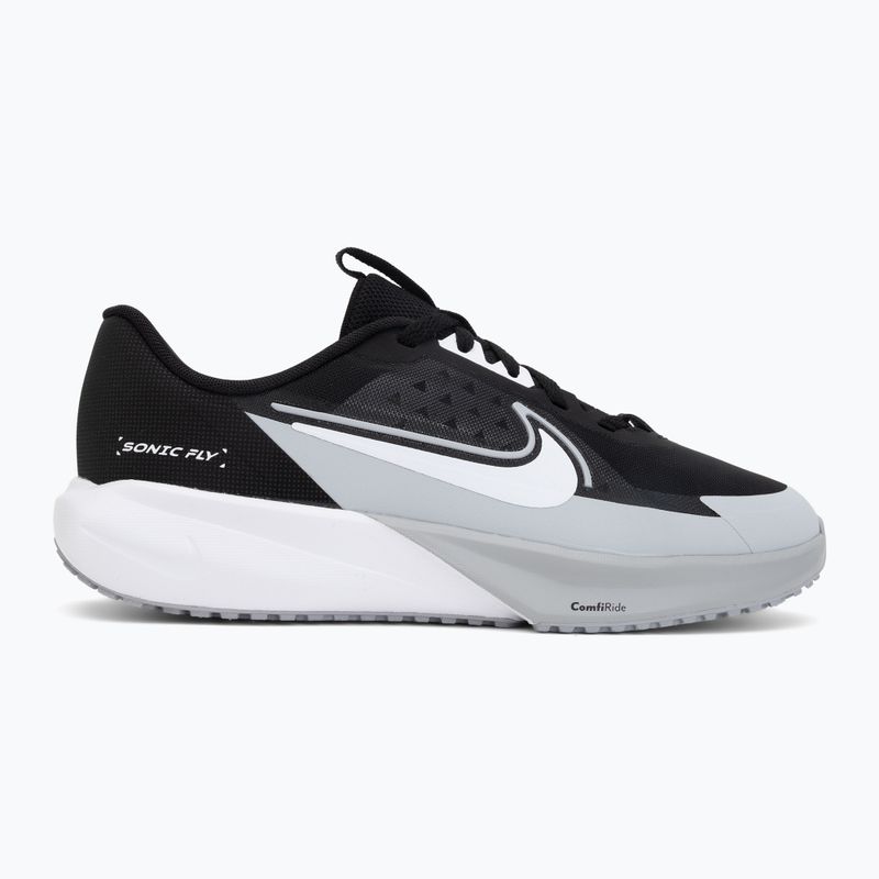 Scarpe per bambini Nike Sonic Fly black/wolf grey/white 2