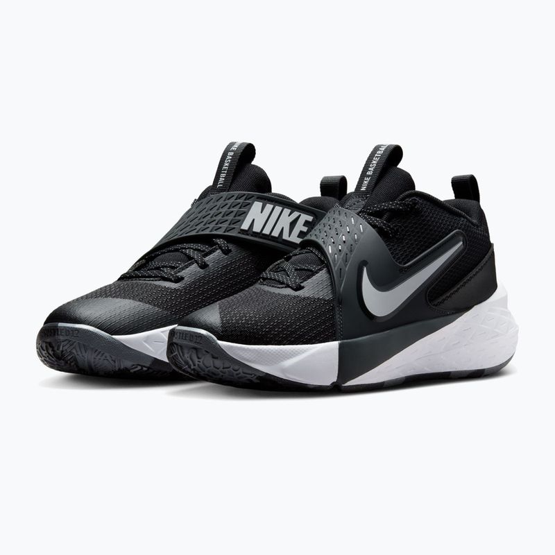 Scarpe per bambini Nike Team Hustle D 12 black/anthracite/white 3