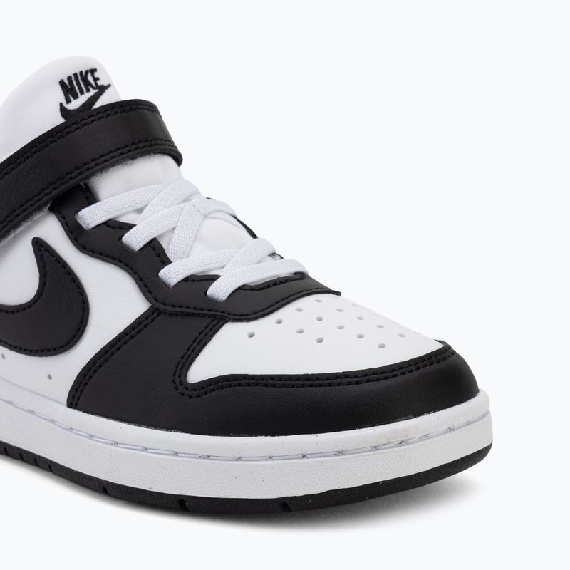 Scarpe per bambini Nike Court Borough Low Recraft white/black 7